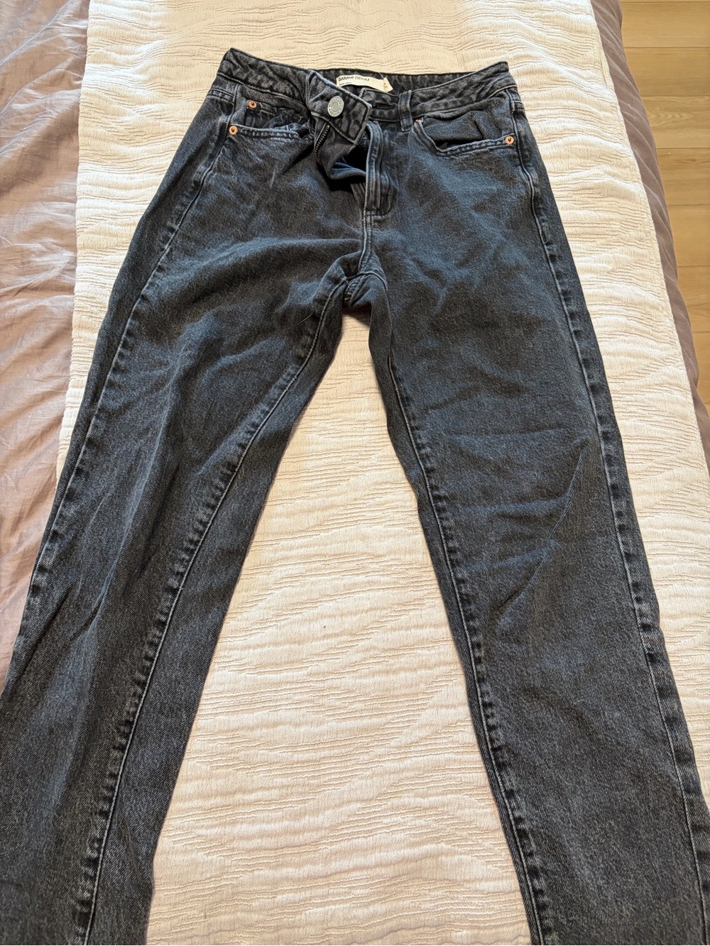 Garage Women's Slim Straight Jeans - Faded Black